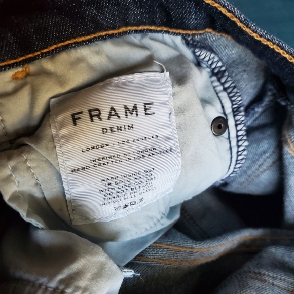 FRAME Le High Skinny Side Step Jeans 28 - Picture 10 of 10
